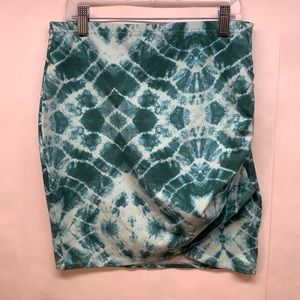 Charlotte Russe skirt athletic tie dye  medium